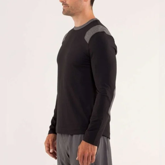 Lululemon Sprint Long Sleeve Size Medium in Black - Picture 3 of 10